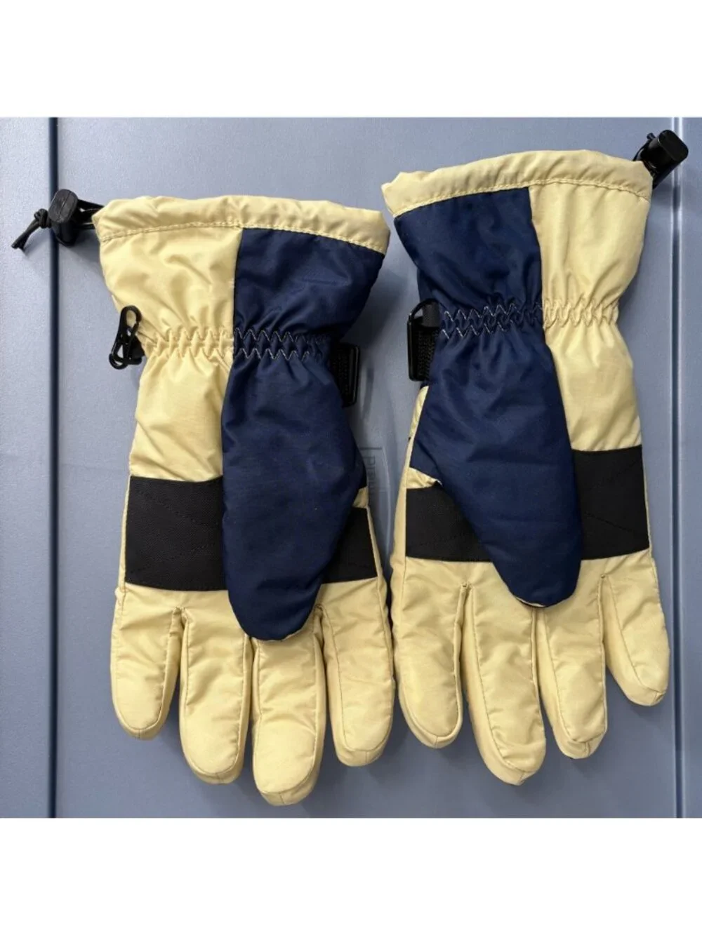 Adidas Notre Dame Fighting Irish Winter Gloves Mens L Navy Gold Insulated Ski